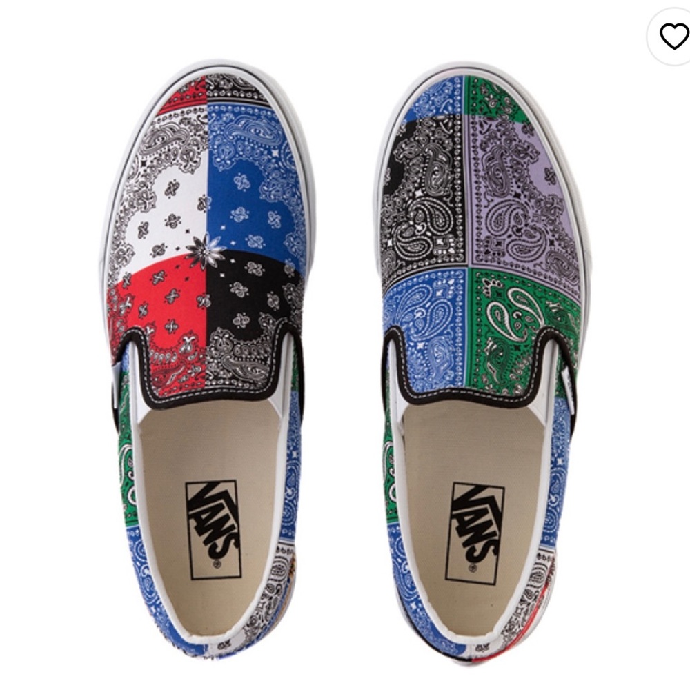 Bandana slip on vans